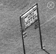 Carriage Inn (Whites Motor Court) - Enlarged Sign From 1983 (newer photo)